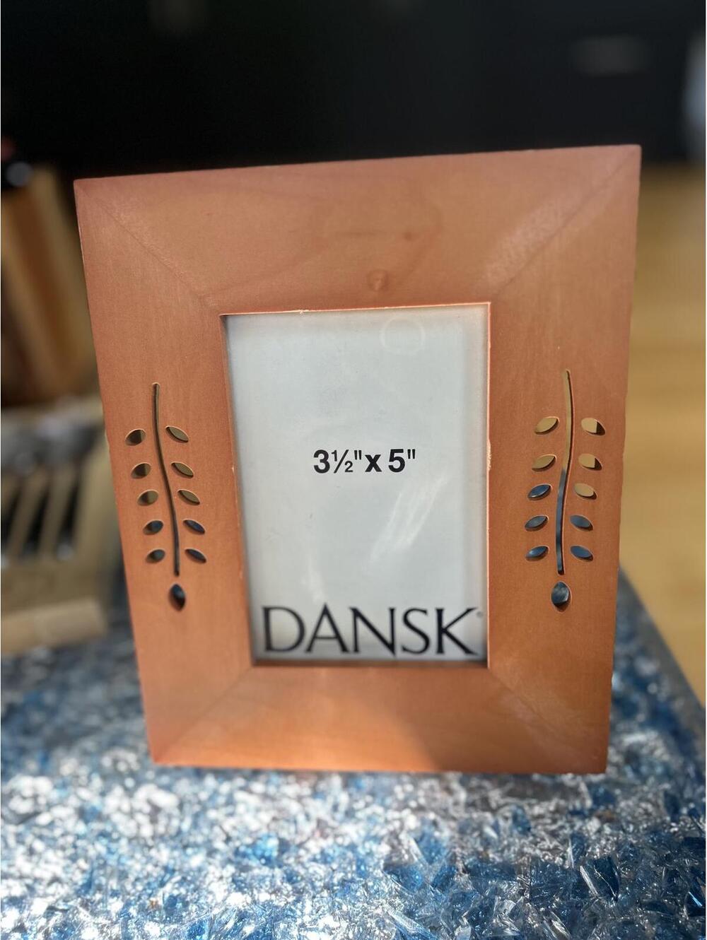 Elegant Dansk Wooden Picture Frame 3.5x 5